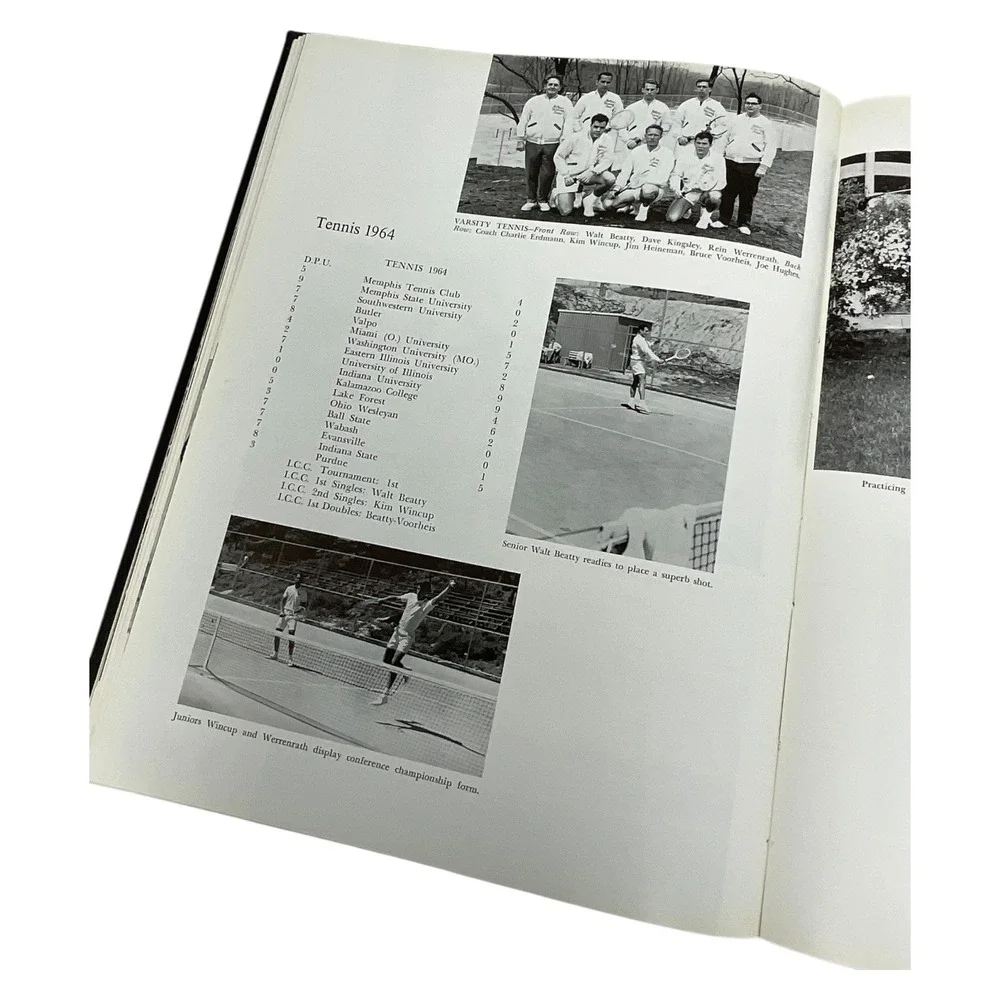 The Mirage 1965 DePauw University Yearbook Greencastle Indiana Alumni‎ Book
